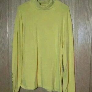Vintage Skidoo yellow turtleneck